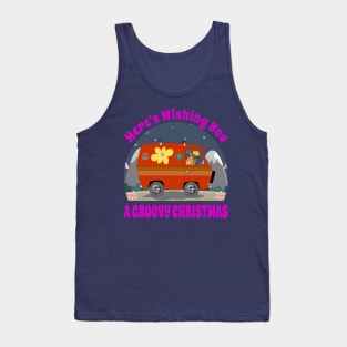 Here's wishing you a Groovy Christmas Tank Top